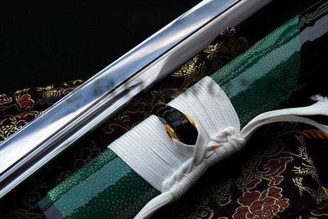 Hand Forged Blade Japanese Sword Samurai Katana Shark Skin Saya - Masamune Swords-Samurai Katana Swords UK For Sale