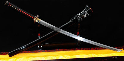 Handmade Japanese Samurai Sharp Blade Full Tang Katana Clay Tempered Blade - Masamune Swords-Samurai Katana Swords UK For Sale