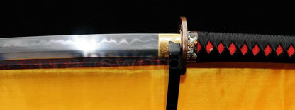 Handmade Japanese Samurai Sharp Blade Full Tang Katana Clay Tempered Blade - Masamune Swords-Samurai Katana Swords UK For Sale