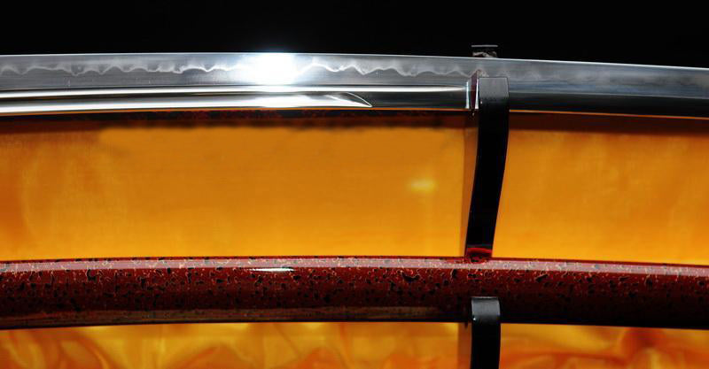 Japanese Samurai Clay Tempered Carbon Steel Sharp Blade Handmade Full Tang Katana - Masamune Swords-Samurai Katana Swords UK For Sale