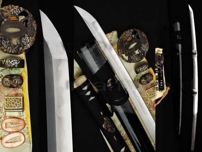 Clay Tempered Japanese Samurai Sword Katana Full Tang Blade Sharp - Masamune Swords-Samurai Katana Swords UK For Sale