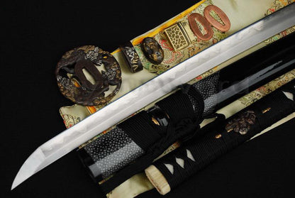 Clay Tempered Japanese Samurai Sword Katana Full Tang Blade Sharp - Masamune Swords-Samurai Katana Swords UK For Sale