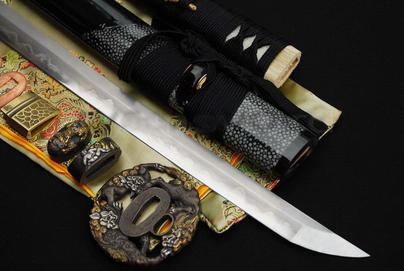 Clay Tempered Japanese Samurai Sword Katana Full Tang Blade Sharp - Masamune Swords-Samurai Katana Swords UK For Sale