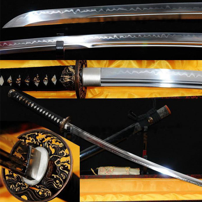 Sharp Blade Samurai Sword Handmade Full Tang Clay Tempered - Masamune Swords-Samurai Katana Swords UK For Sale