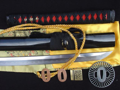 Handmade Folded Steel Sanmai Blade Japanese Samurai Katana No-dachi Sword - Masamune Swords-Samurai Katana Swords UK For Sale