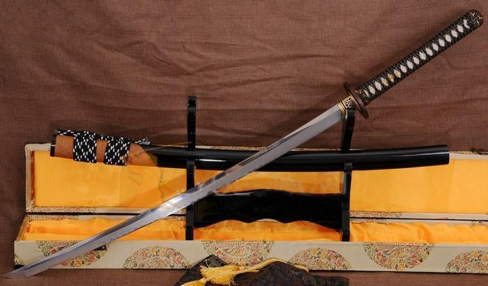 Authentic Clay Tempered Folded Steel Katana Japanese Samurai Sword - Masamune Swords-Samurai Katana Swords UK For Sale