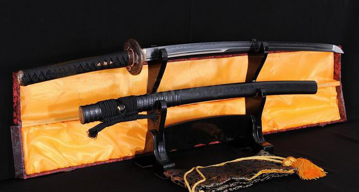 40.6"clay Tempered Folded Steel Japanese Unokubi-zukuri Sword - Masamune Swords-Samurai Katana Swords UK For Sale