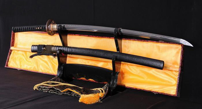40.6"clay Tempered Folded Steel Japanese Unokubi-zukuri Sword - Masamune Swords-Samurai Katana Swords UK For Sale
