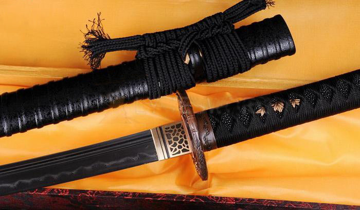 40.6"clay Tempered Folded Steel Japanese Unokubi-zukuri Sword - Masamune Swords-Samurai Katana Swords UK For Sale