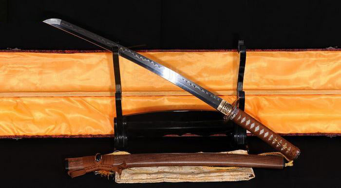Functional Japanese Samurai Wakizashi Sword Razor Sharp Blade - Masamune Swords-Samurai Katana Swords UK For Sale