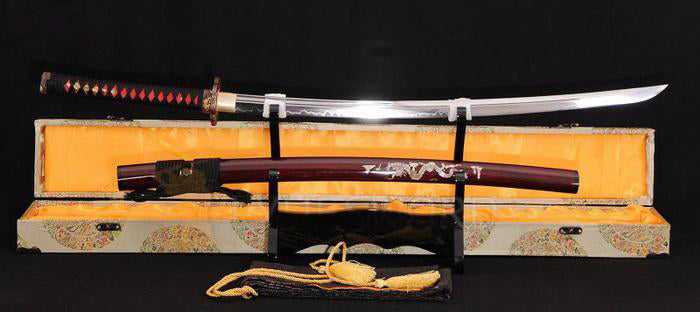 Japanese Samurai Battle Ready Dragon Sword Katana Clay Tempered Full Tang Blade - Masamune Swords-Samurai Katana Swords UK For Sale