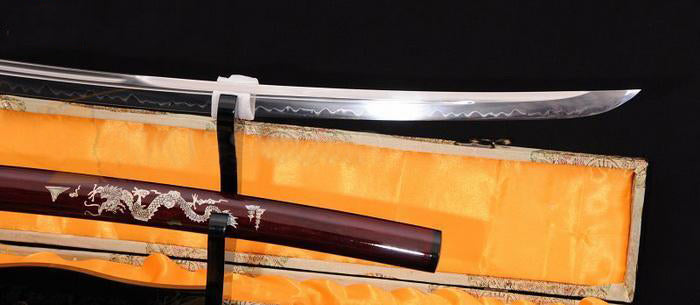 Japanese Samurai Battle Ready Dragon Sword Katana Clay Tempered Full Tang Blade - Masamune Swords-Samurai Katana Swords UK For Sale