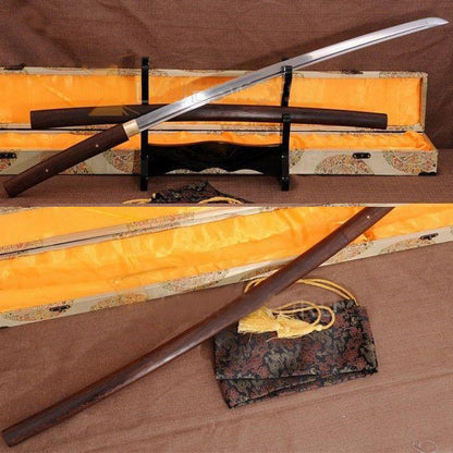 Japanese Samurai Sword Folded Steel Sword Katana Shirasaya - Masamune Swords-Samurai Katana Swords UK For Sale