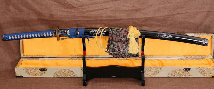 Clay Tempered Japanese Samurai Sword Katana Battle Ready Sharp - Masamune Swords-Samurai Katana Swords UK For Sale