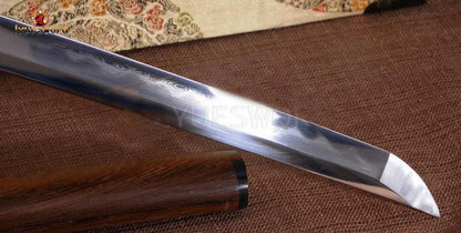 Razor Sharp Folded Steel Clay Tempered Japanese Sword Katana Rosewood Saya - Masamune Swords-Samurai Katana Swords UK For Sale