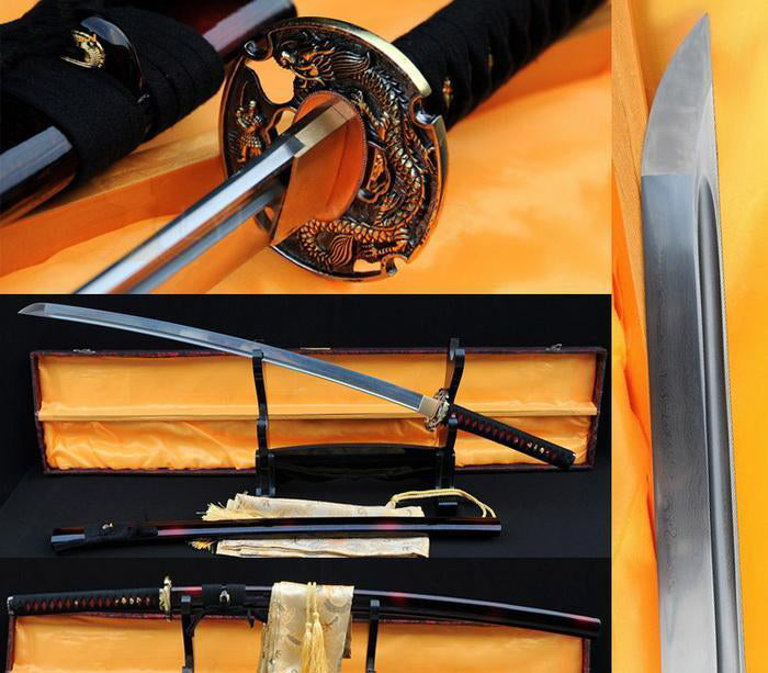 Handmade Razor Sharp Folded Steel Full Tang Blade Japanese Samurai Katana Sword - Masamune Swords-Samurai Katana Swords UK For Sale