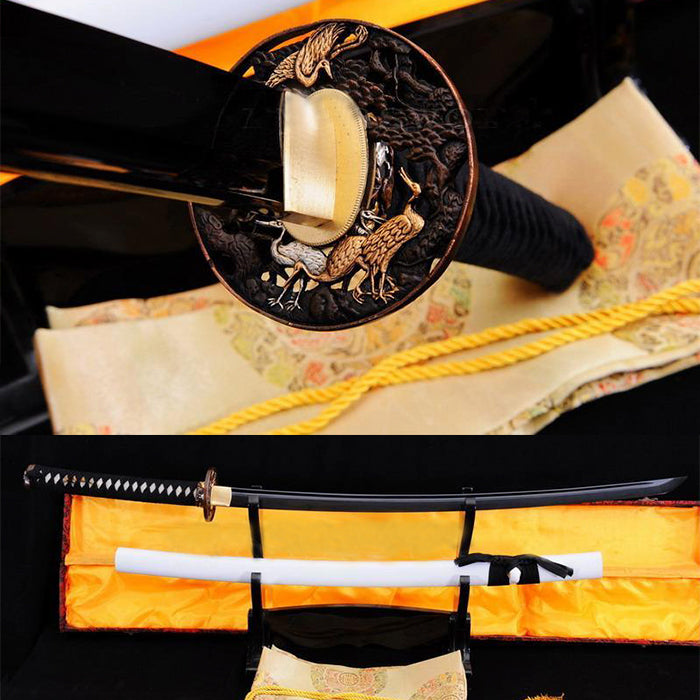 Authentic Black Steel Japanese Samurai Katana Swords - Masamune Swords-Samurai Katana Swords UK For Sale