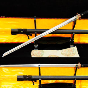 Japanese Samurai Ninja Sword Full Tang Folded Steel Sanmai Blade Sharp - Masamune Swords-Samurai Katana Swords UK For Sale