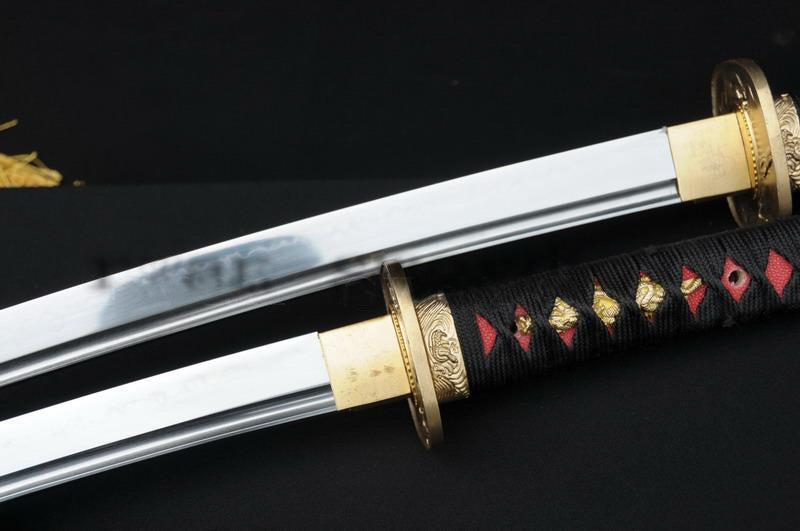 Handmade Full Tang Blade Japanese Samurai Sword Set (katana+wakizashi) - Masamune Swords-Samurai Katana Swords UK For Sale